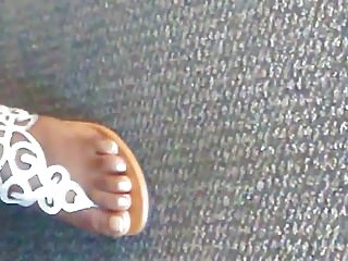 Candid Ebony Mature Office Feet pt 2